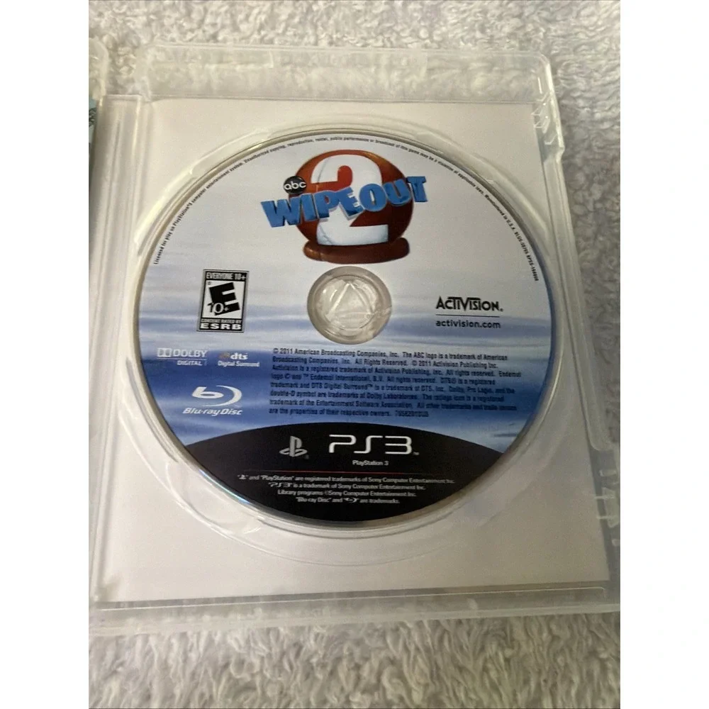 PS3 ABC WIPEOUT PlayStation 3 CIB Complete Video Game Manual